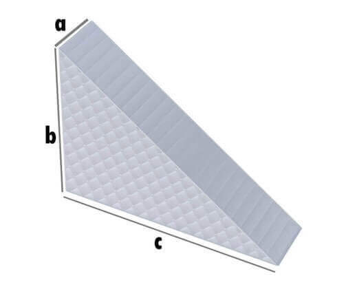 Matratze Rechtwinkeliges Dreieck